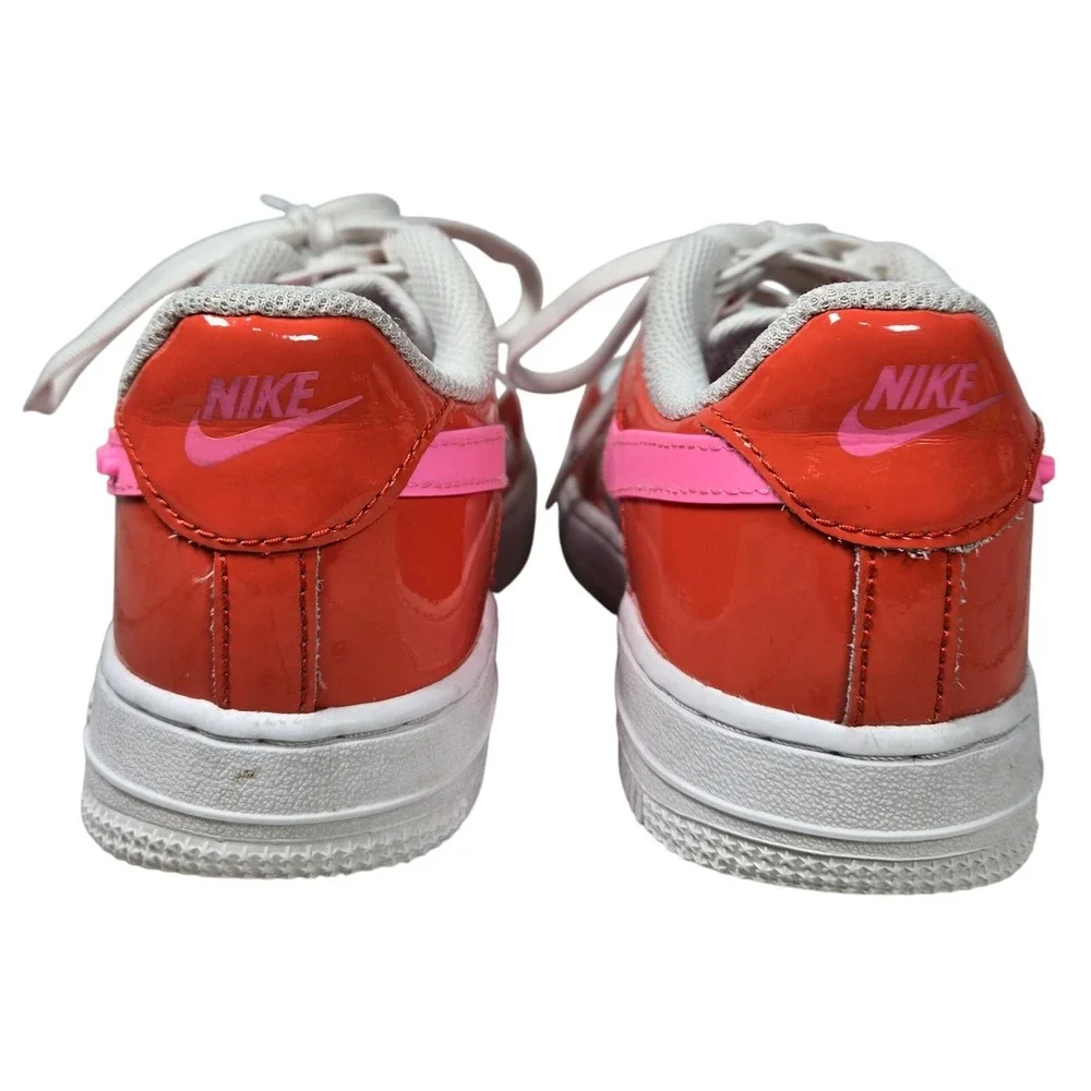 Nike Air Force 1 LV8 1.5Y White Orange Pink Love Heart Sneakers FD1032 Valentine